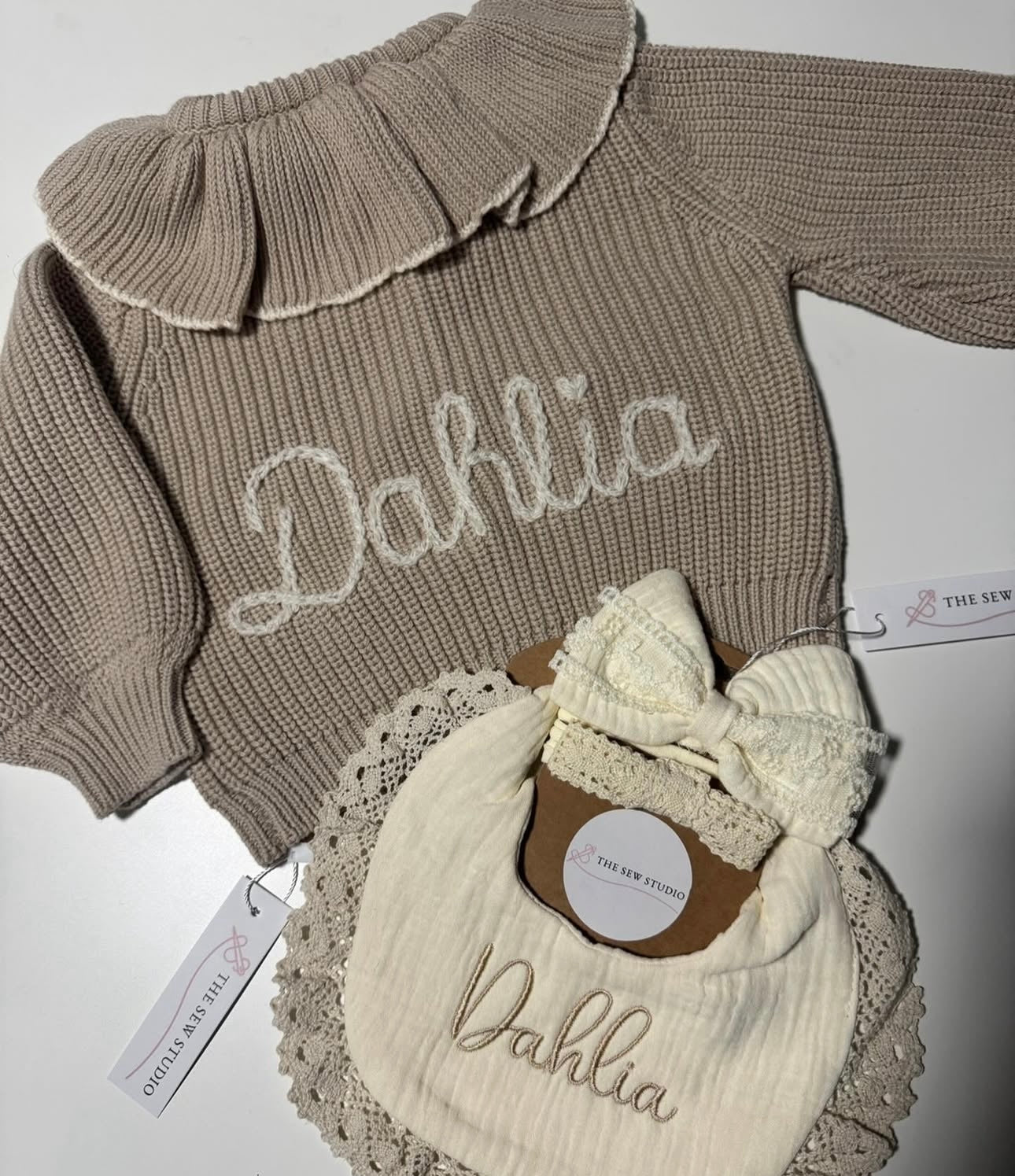 Frill Knitted Cardigan