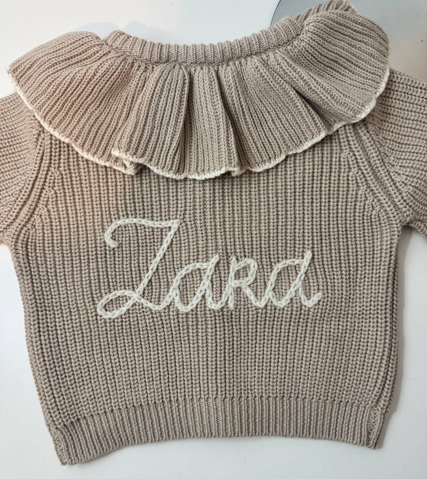 Frill Knitted Cardigan